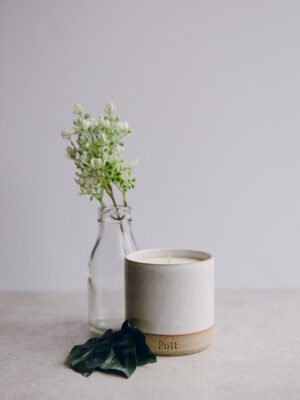 Handthrown Speckle Candle