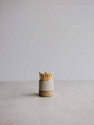 Handthrown Speckle Matchpot