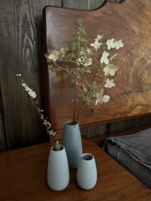 Set of Gold Rim Vases