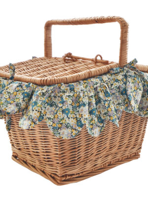 Liberty Fabric Picnic Basket