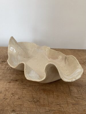 Large Ceramic Clam Shell