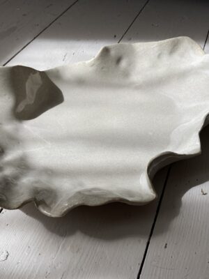 Large Ceramic Ripple Shell