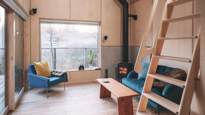 Living area at Mertrick, Scottish Lowlands