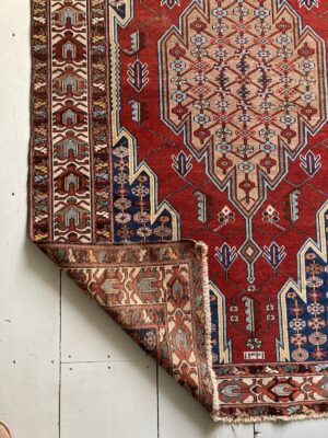 Antique Persian Mazlaghan 1930s Rug
