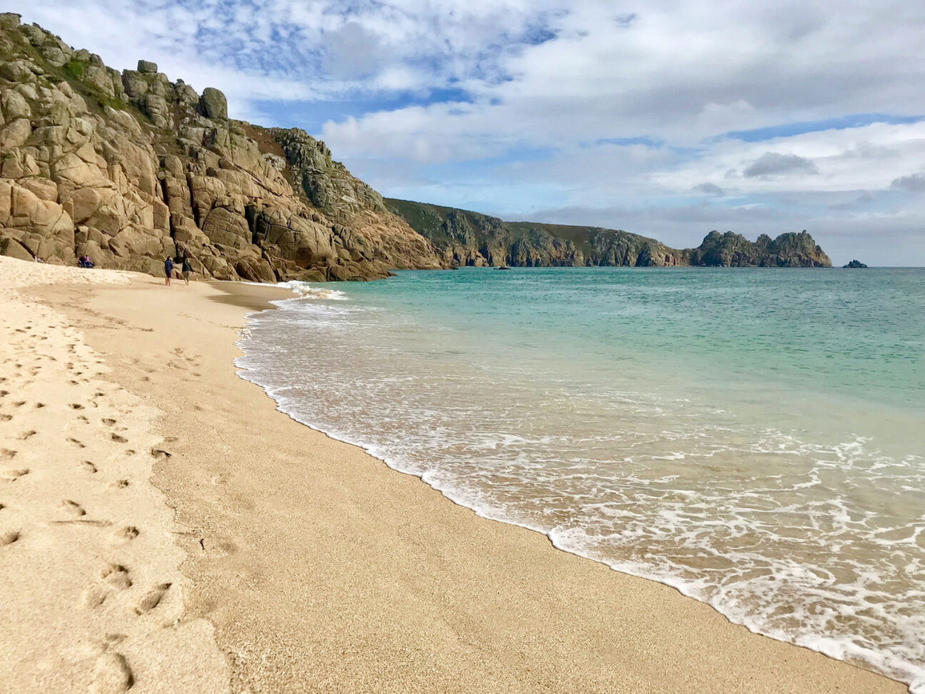 Porthcurno Beach via Unsplash